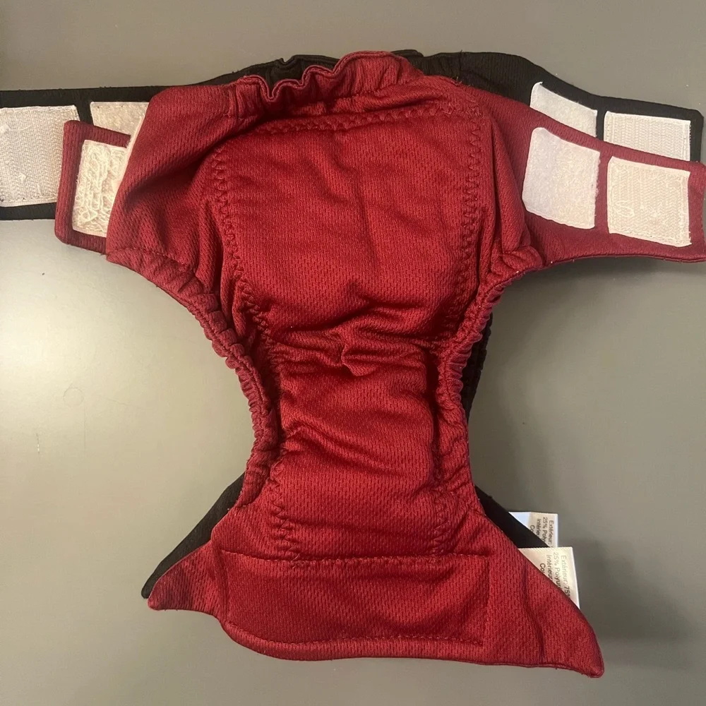 Newborn Cloth Diapers - Red, Black, Light Blue